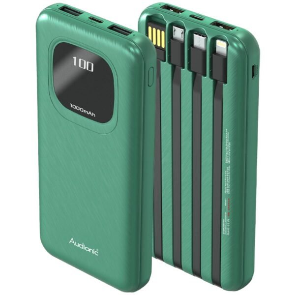 Audionic Benz-1 10000mAh Mini Power Bank (5X Devices)