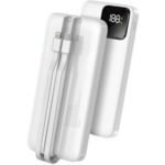 Audionic Benz Icon 10000mAh Power Bank with Built-in Cables