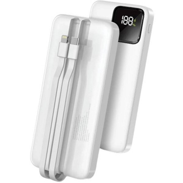 Audionic Benz Icon 10000mAh Power Bank with Built-in Cables