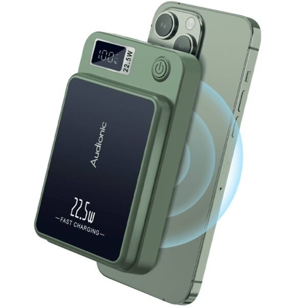 Audionic Magneto 10000mAh Magnetic Wireless Power Bank (22.5W)