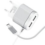 Audionic S-80 Type-C 2.1A Dual USB Charger
